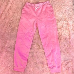 Bubblegum pink sweatpants